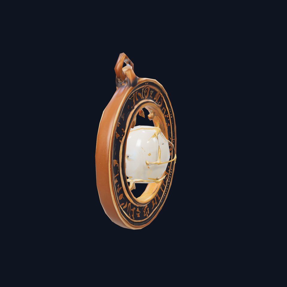 Mystic Brass Pendant model pack