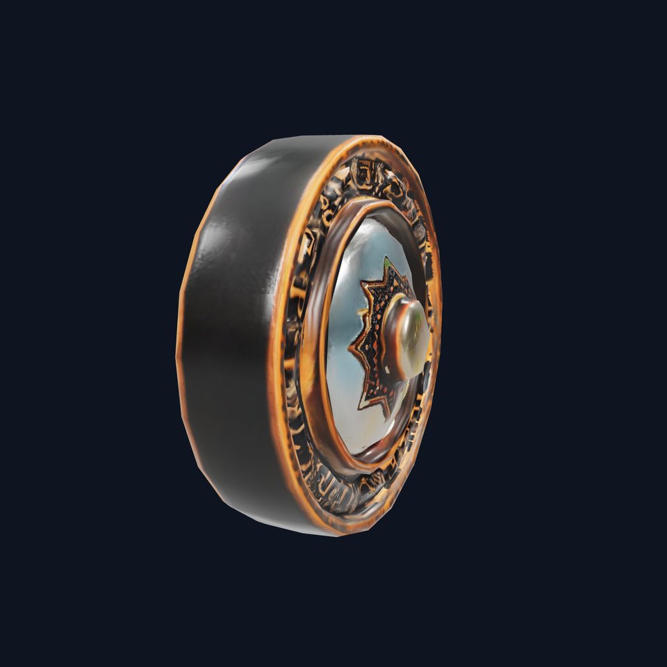 Mystic Rune Amulet model pack