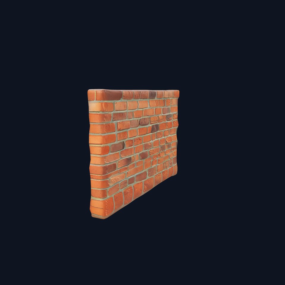 Red Brick Wall model pack