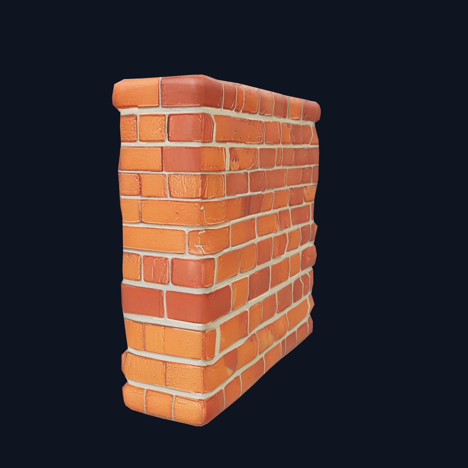 Brick Wall Rustic model pack