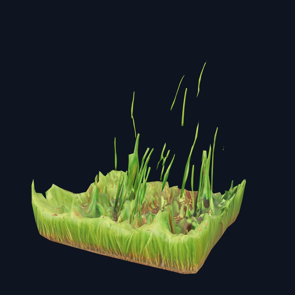 Lush Green Grass model pack