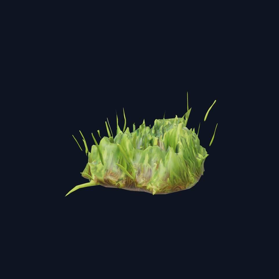 Lush Grass Foliage model pack