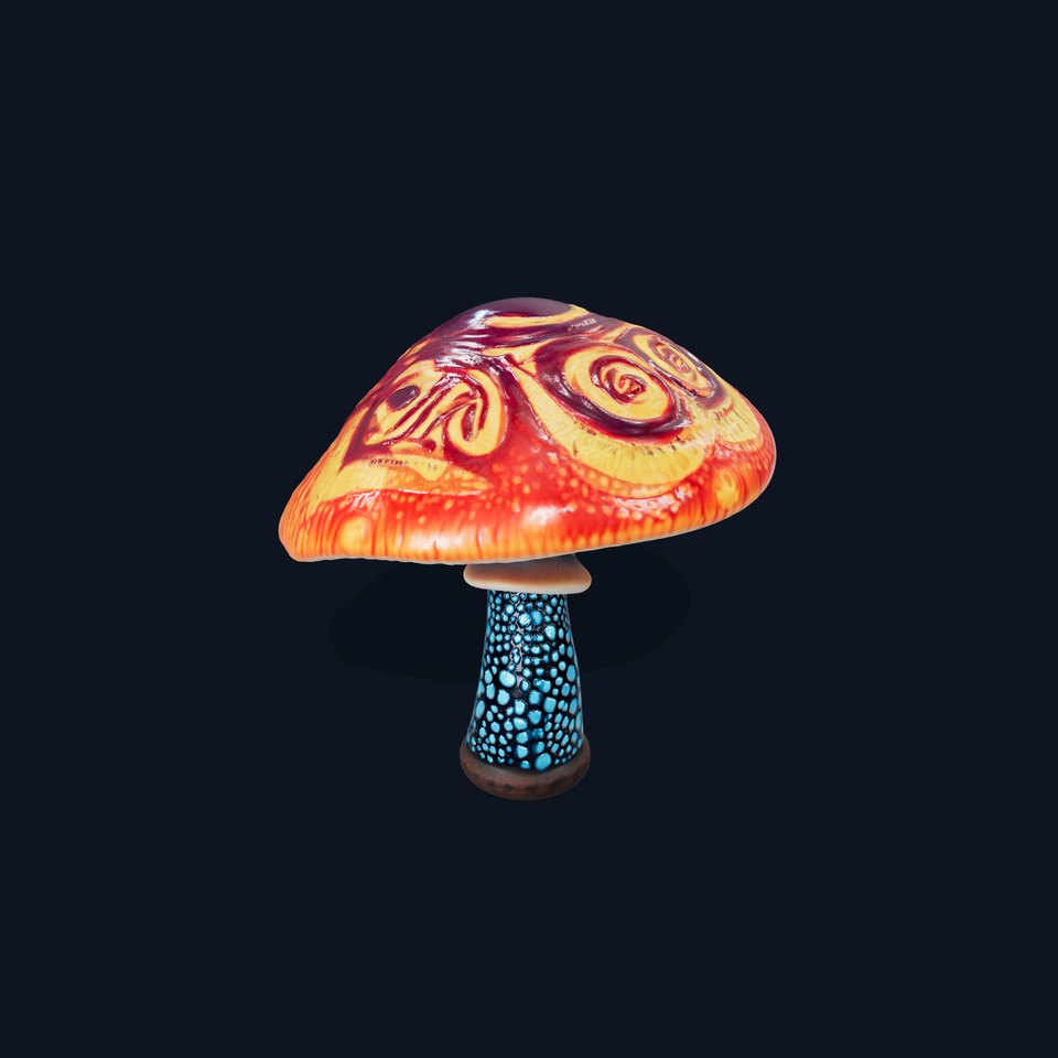 Psychedelic Mushroom model pack