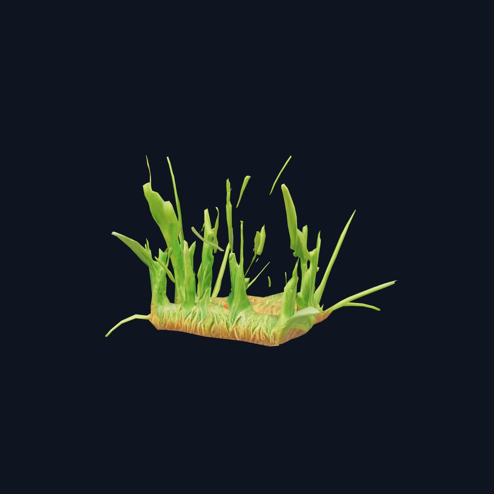 Lush Green Grass model pack