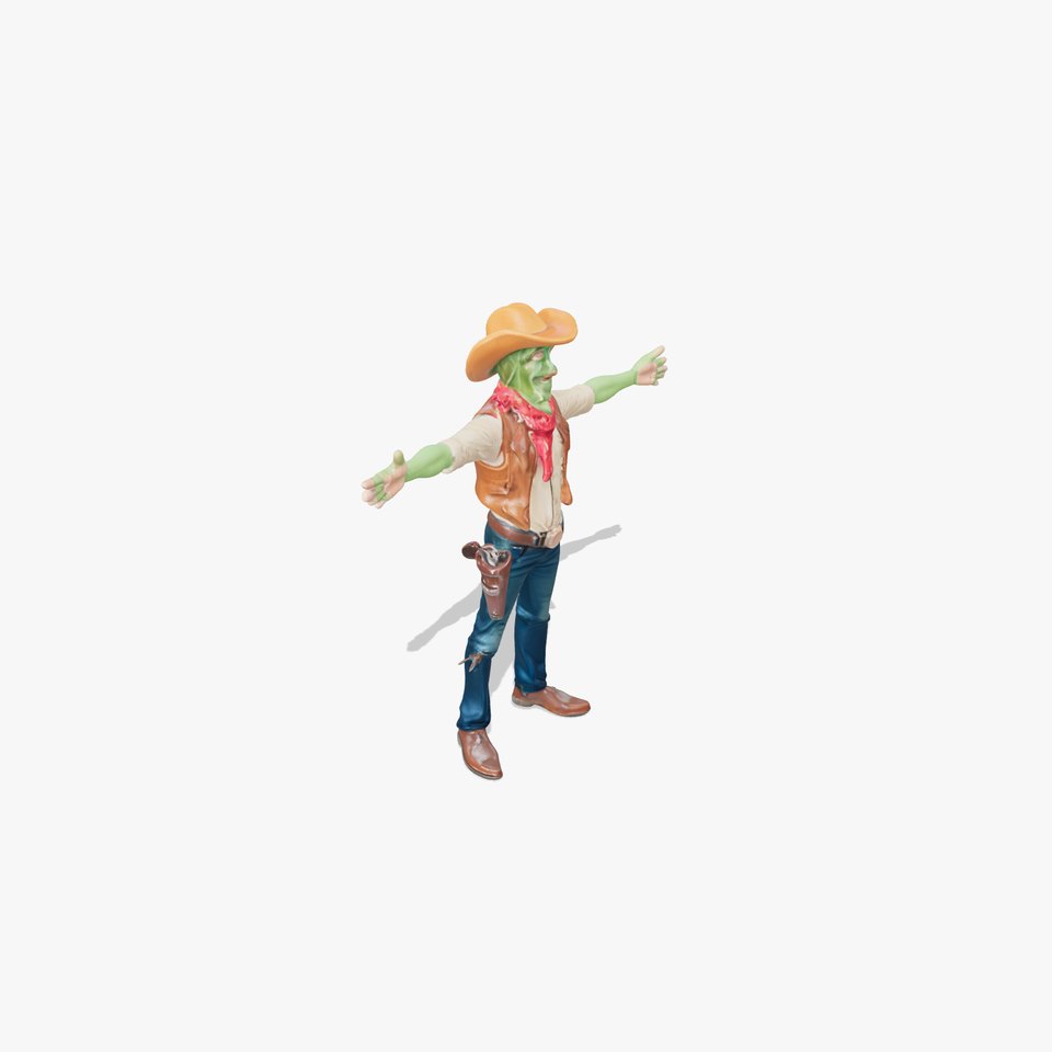Cowboy Zombie model pack