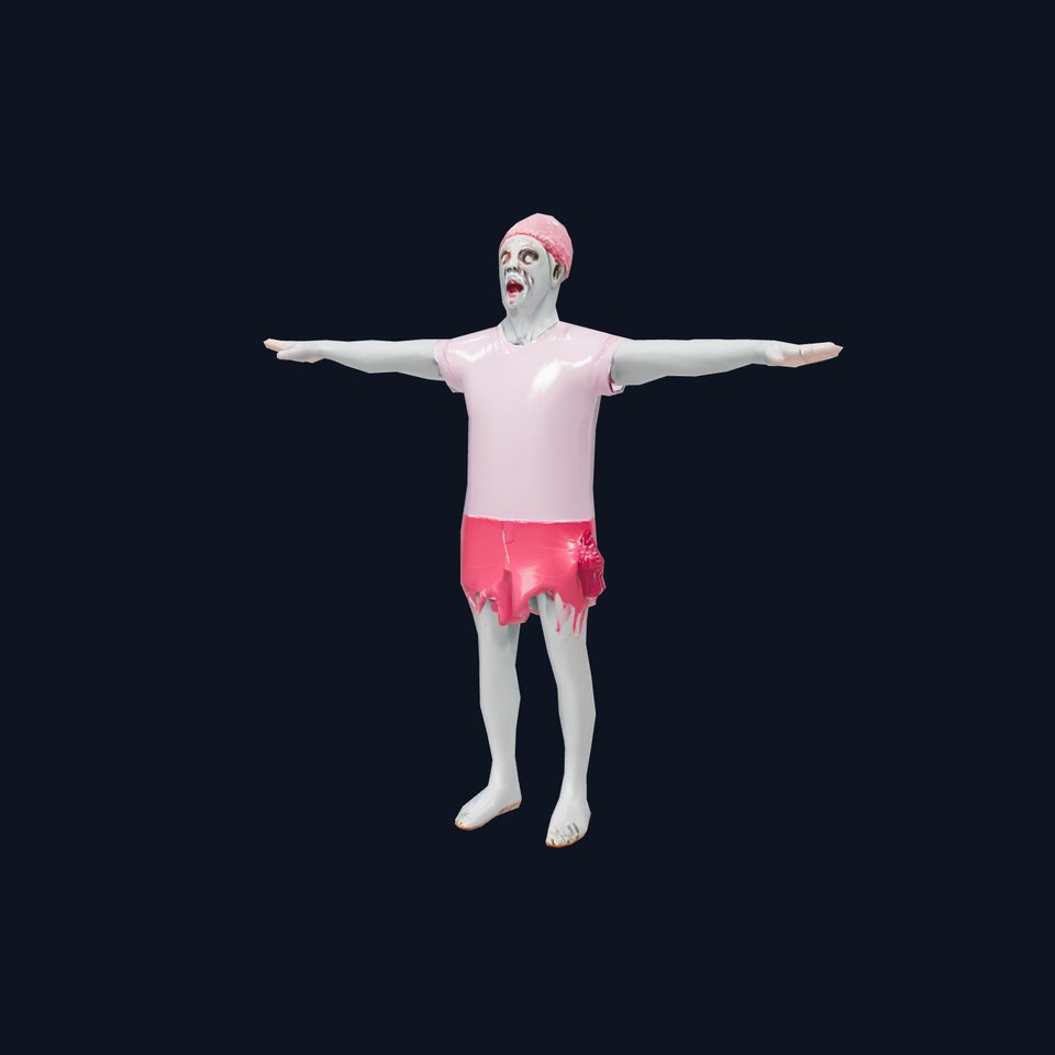 Colorful Zombie model pack