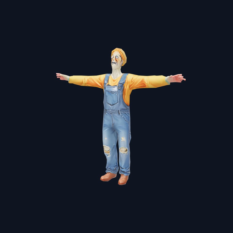 Zany Zombie Character model pack