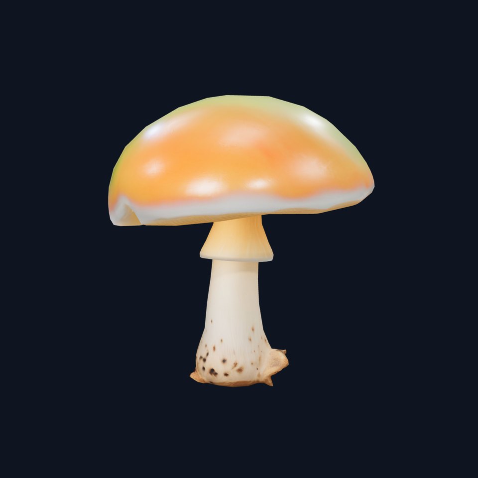 Iridescent Mushroom model pack