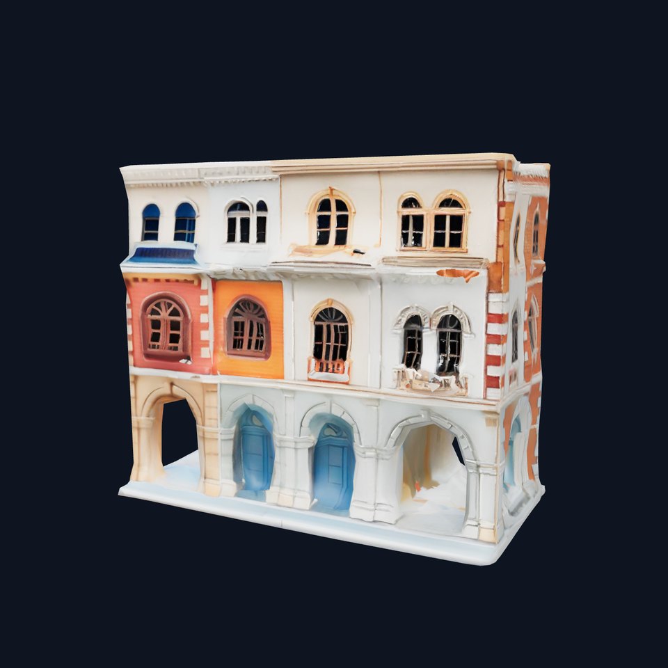 Elegant Townhouse Architecture model pack