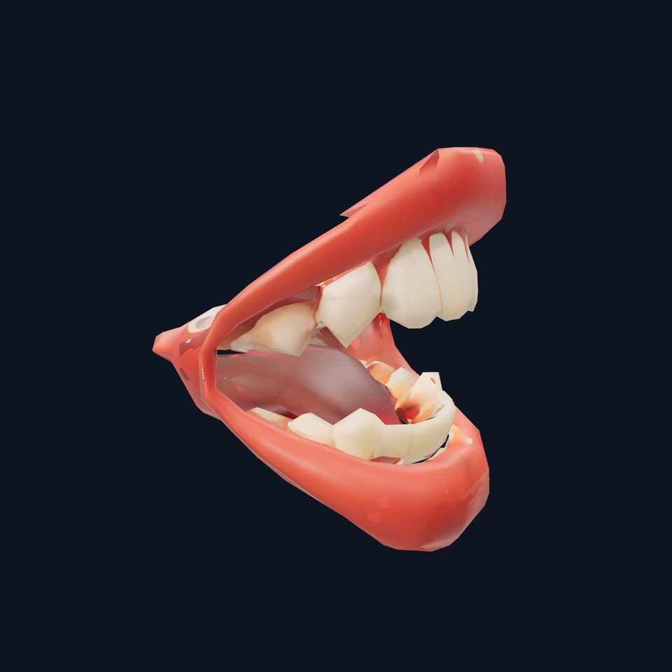 Realistic Human Mouth model pack