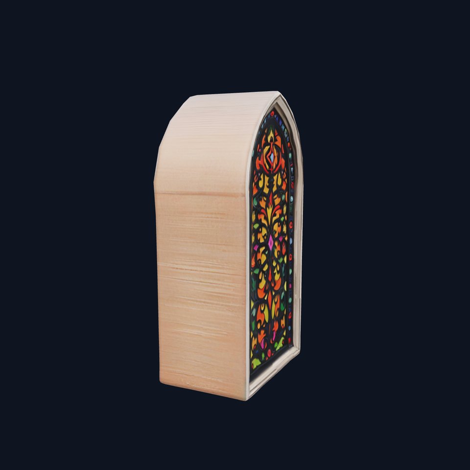 Gothic Stained Glass model pack