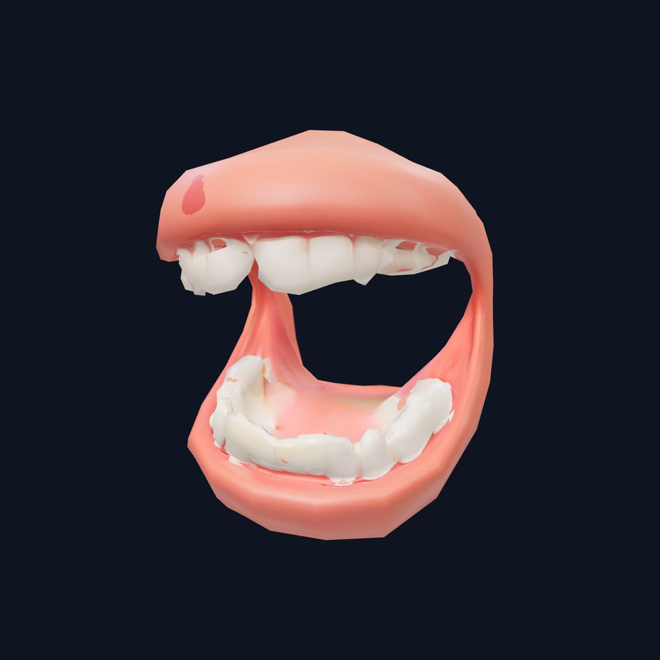 Realistic Teeth and Gums model pack