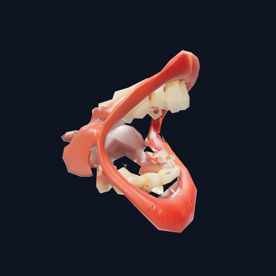 Realistic Human Mouth model pack