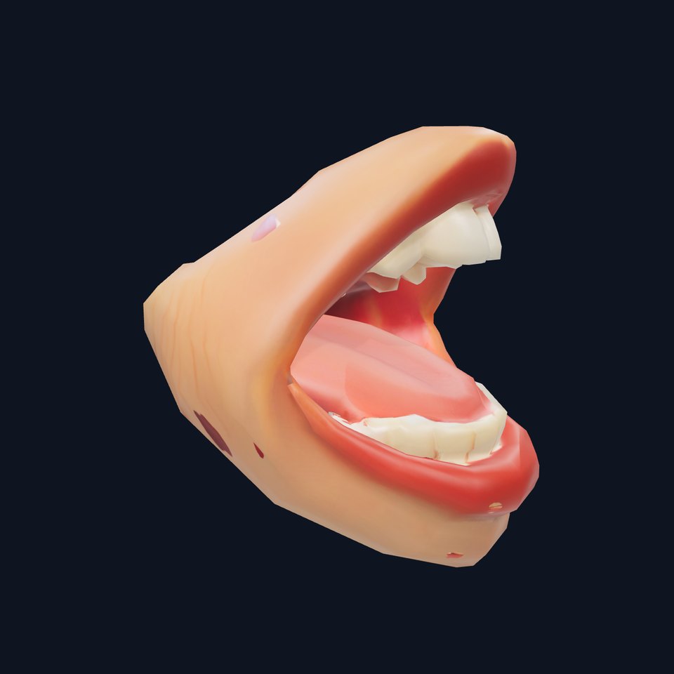 Realistic Human Mouth model pack