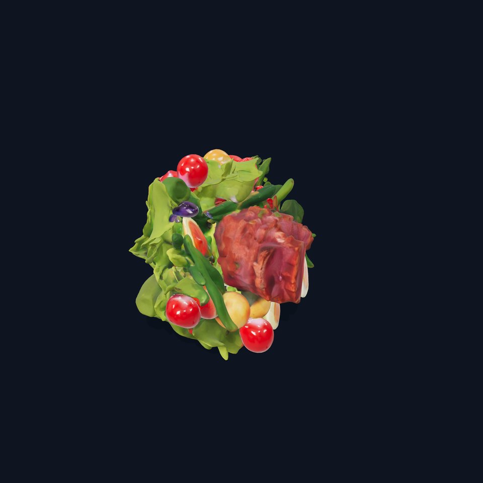 Colorful Salad Dish model pack