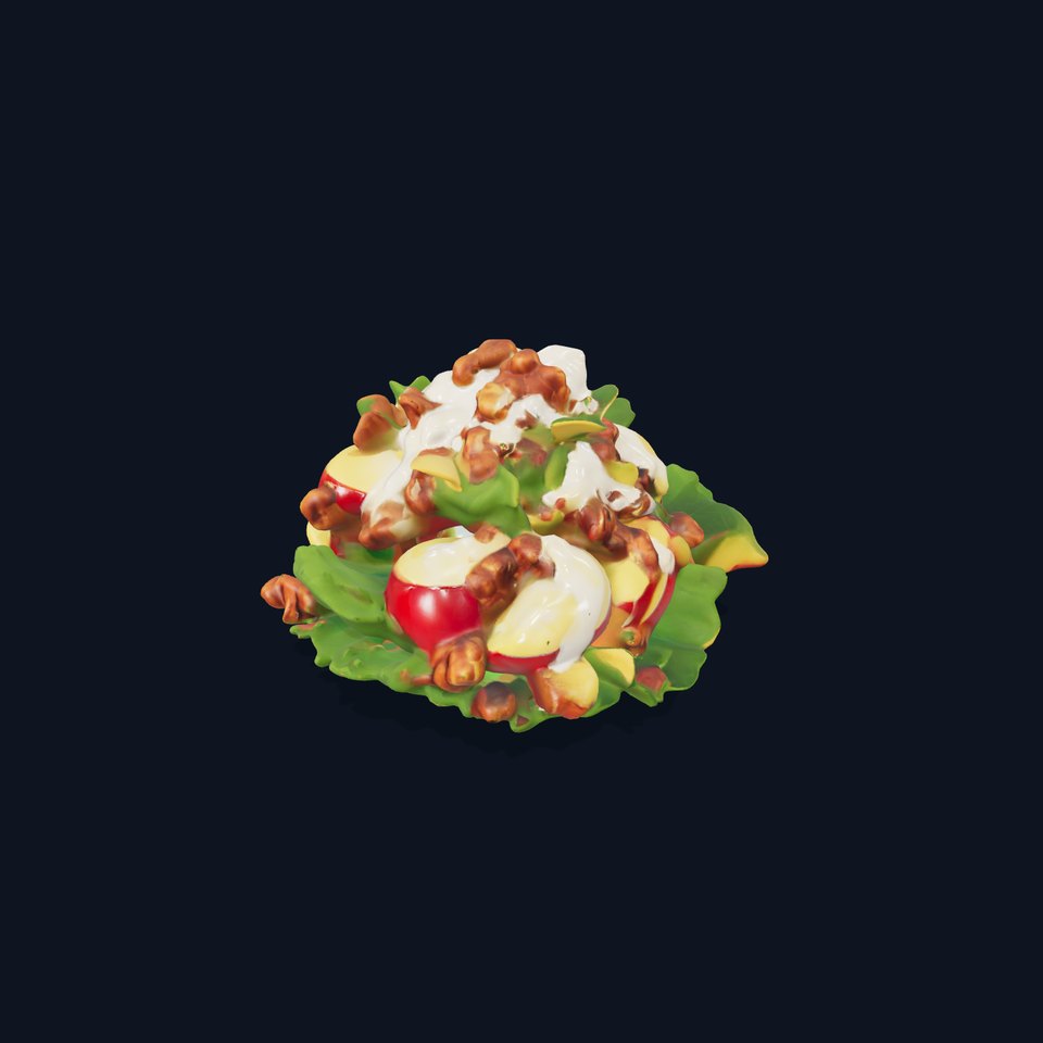 Fresh Apple Walnut Salad model pack