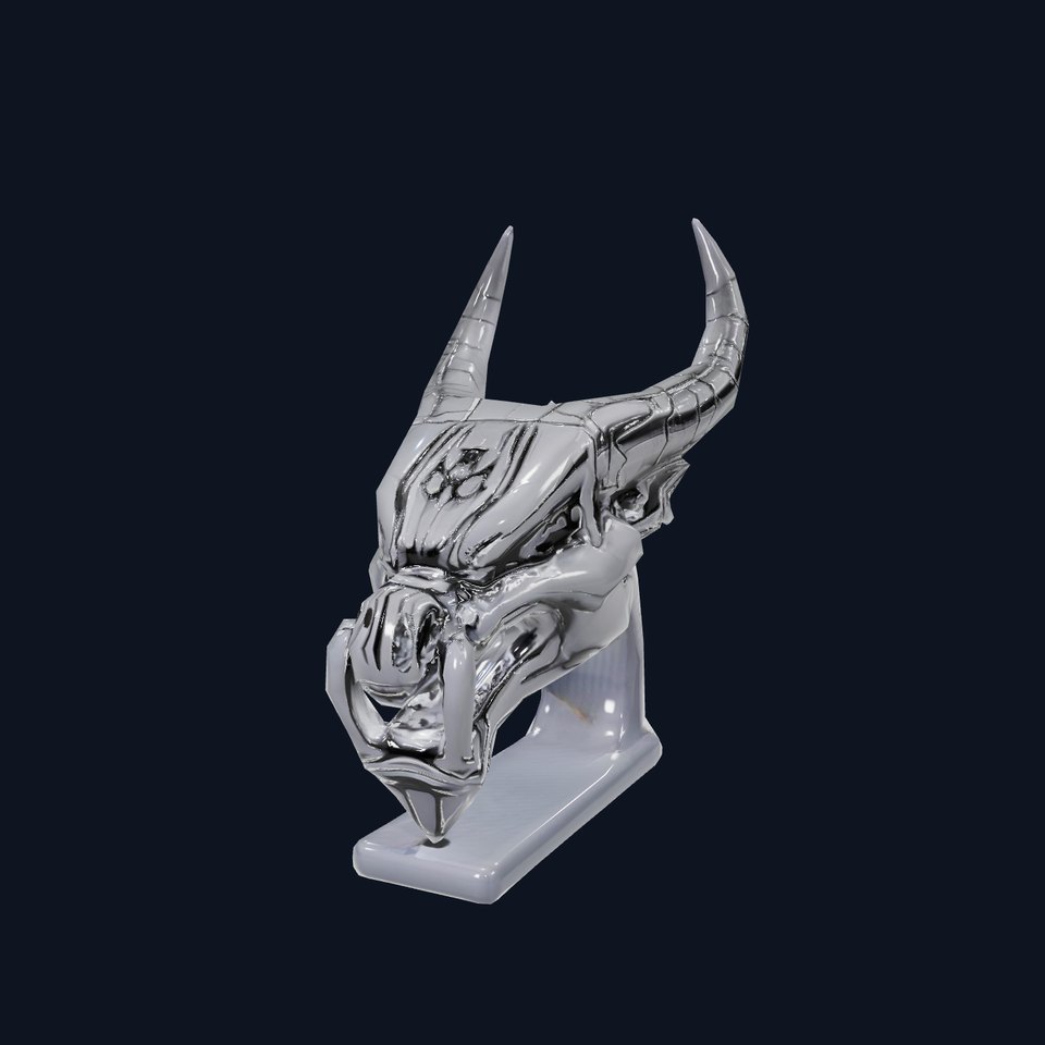 Black Dragon Head model pack