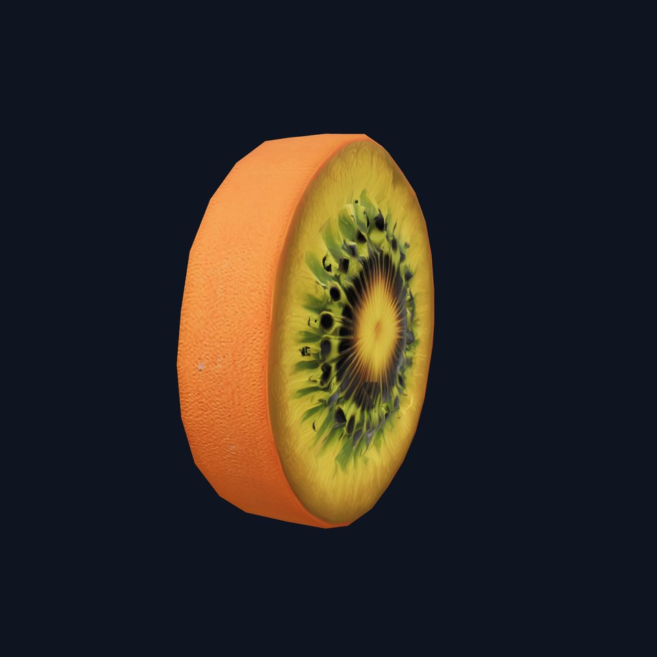 Golden Kiwi Fruit model pack