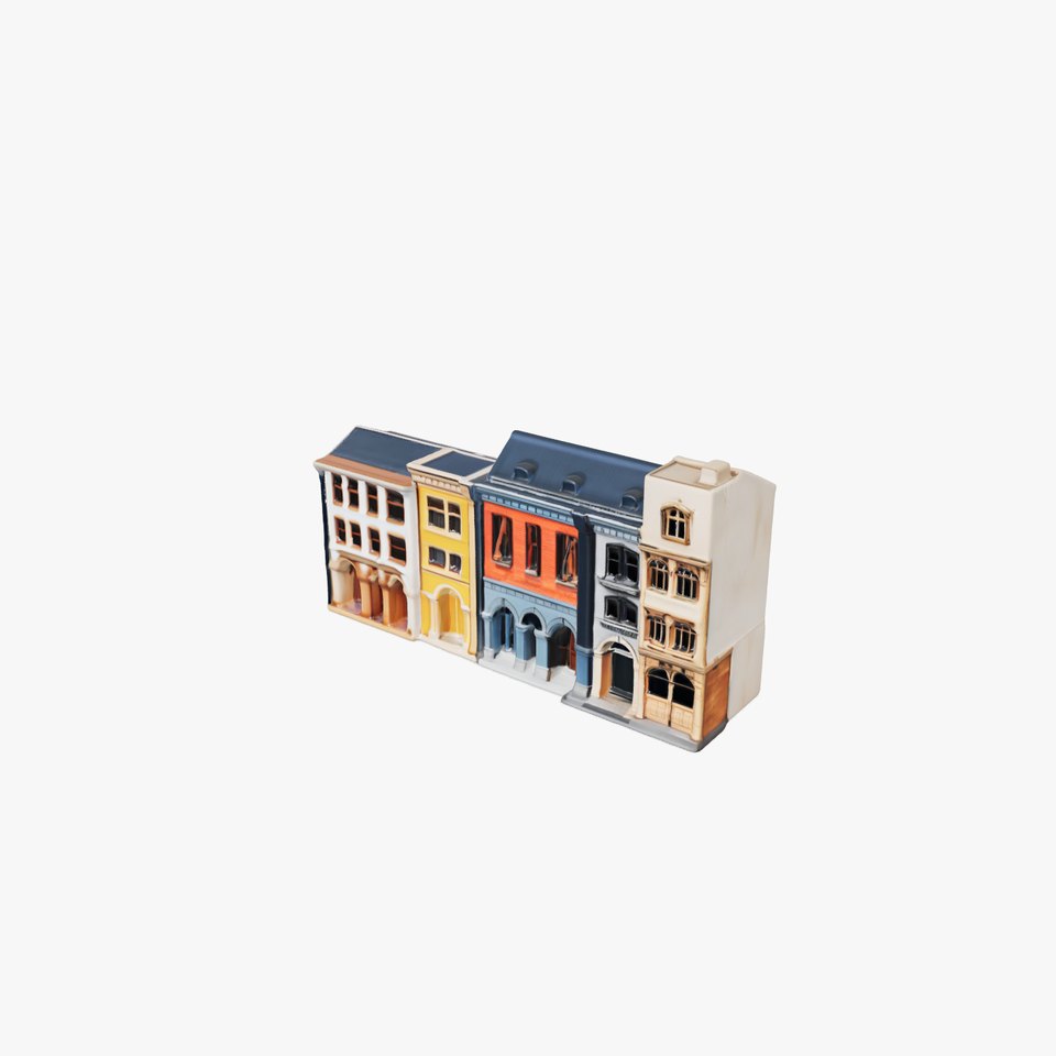 European Townhouse Facade model pack