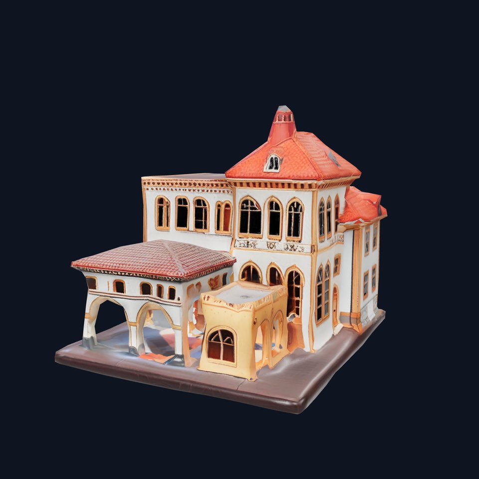 Vintage Villa Architecture model pack