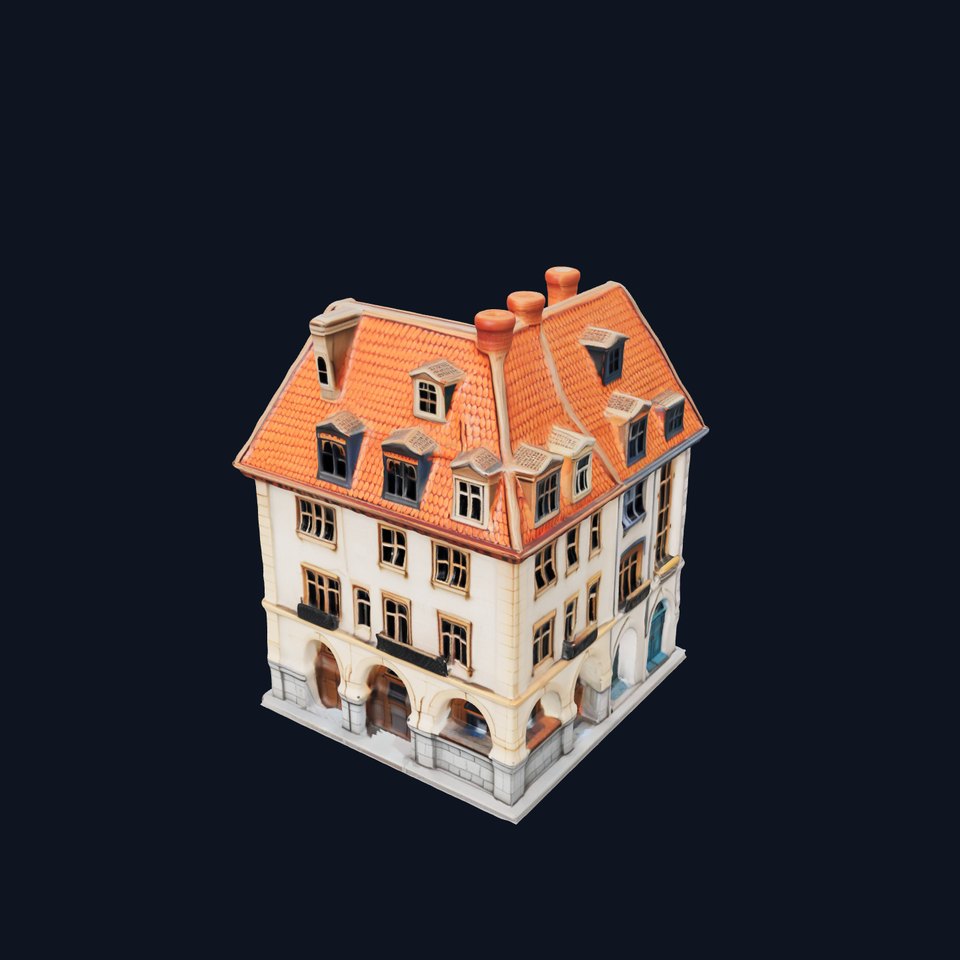 Charming Vintage Building model pack viewer poster