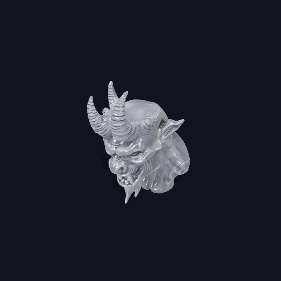 Dark Demon Head model pack