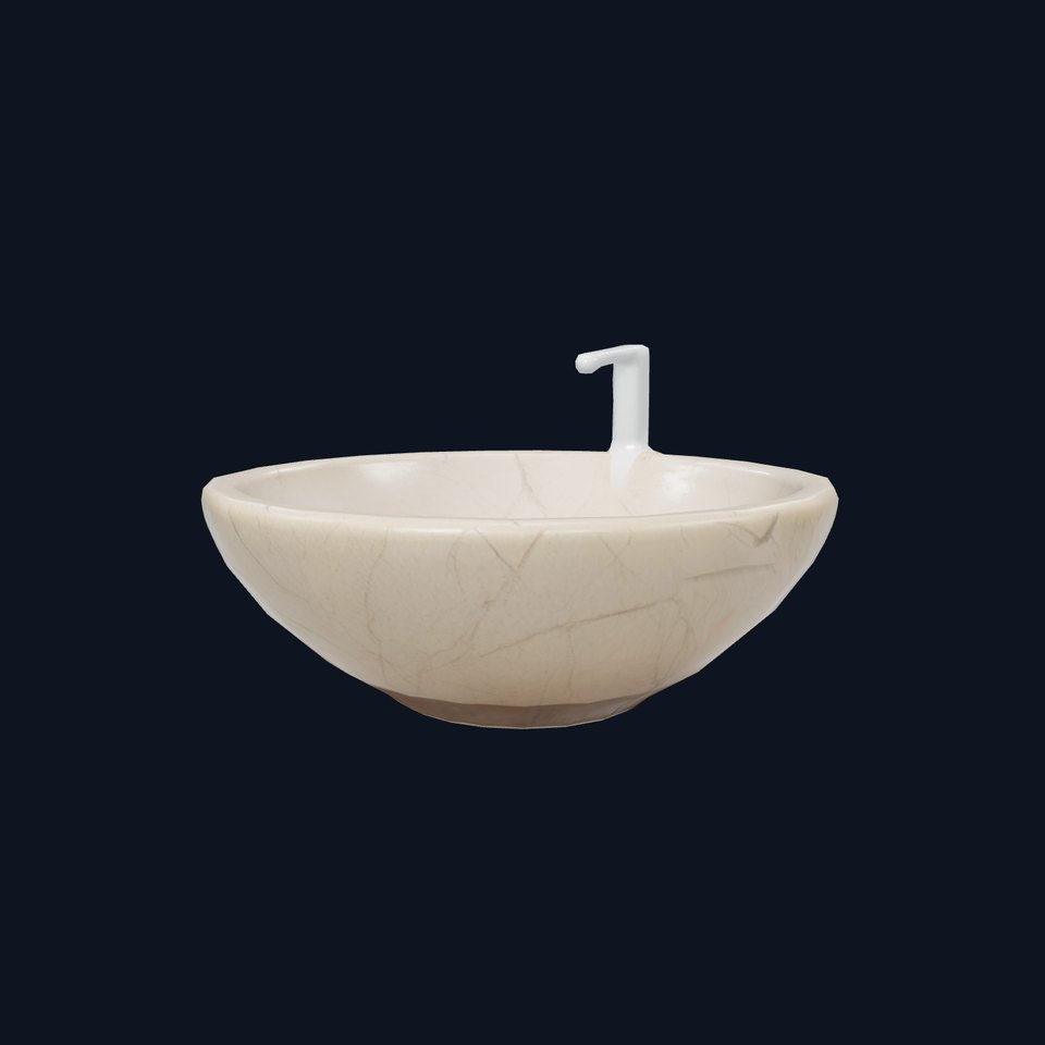 Elegant Marble Basin model pack