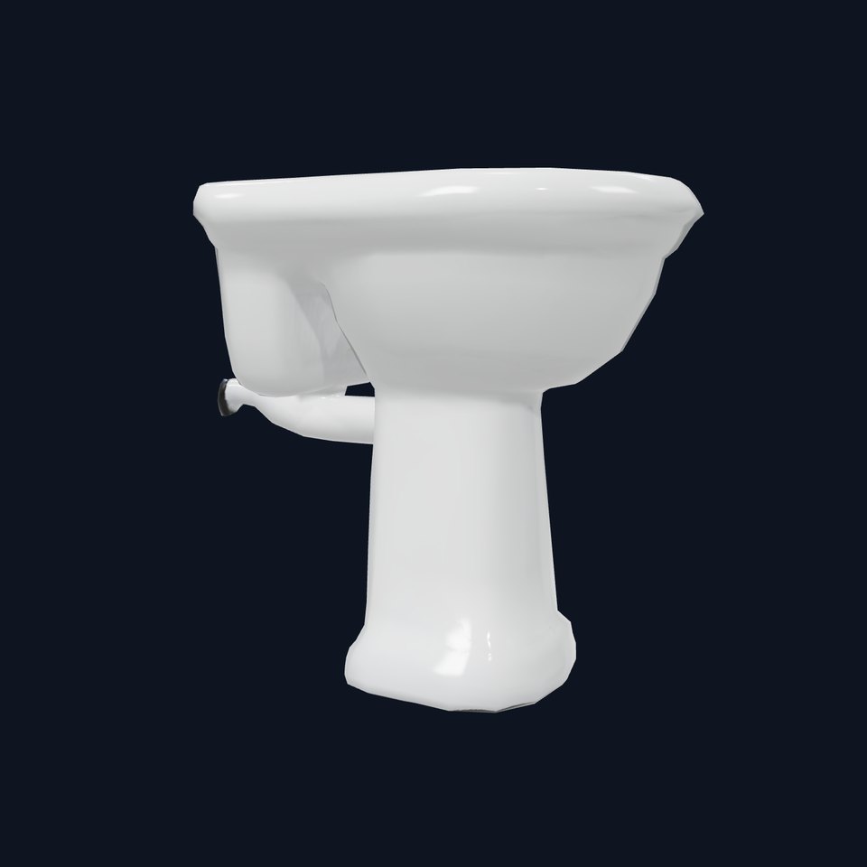 Classic White Sink model pack