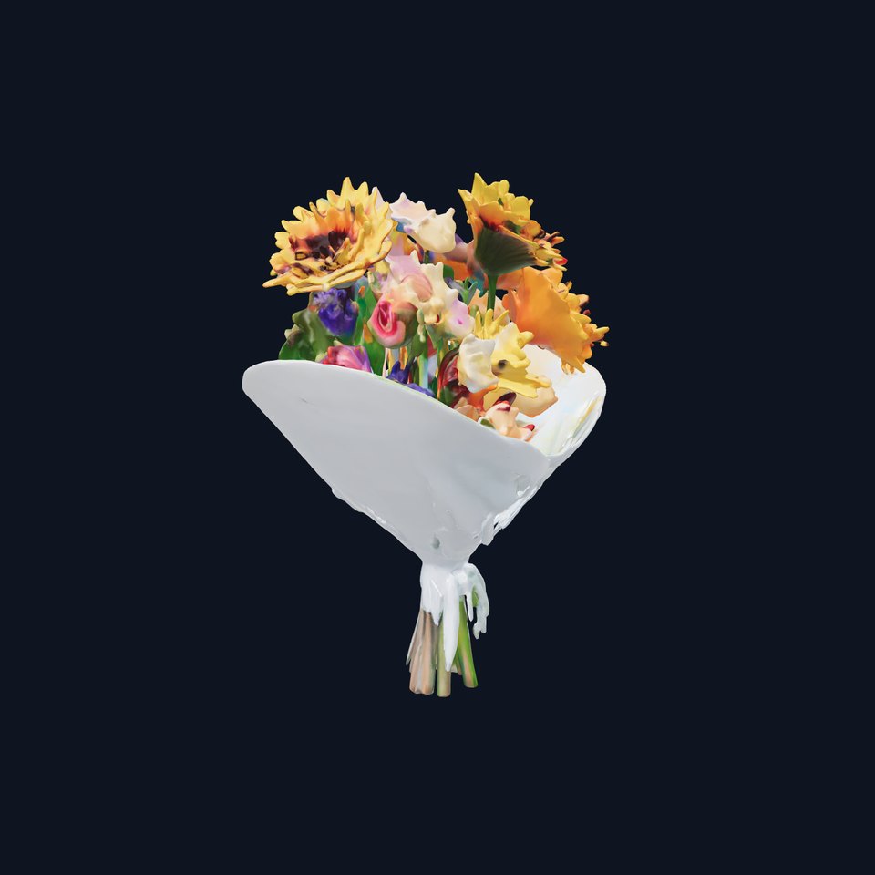 Vibrant Floral Bouquet model pack