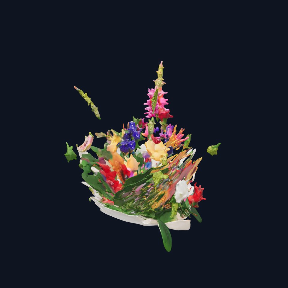 Vibrant Floral Bouquet model pack