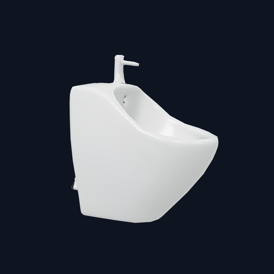 Glossy Ceramic Bidet model pack