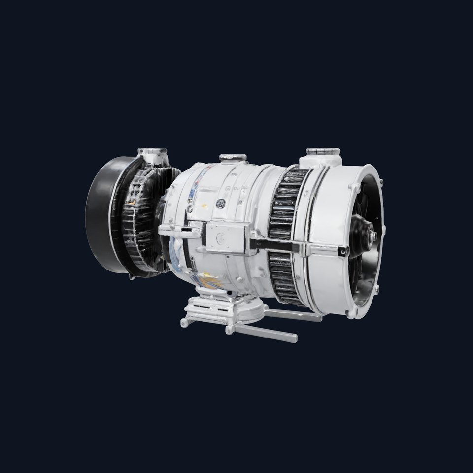 Silver Jet Engine model pack viewer poster