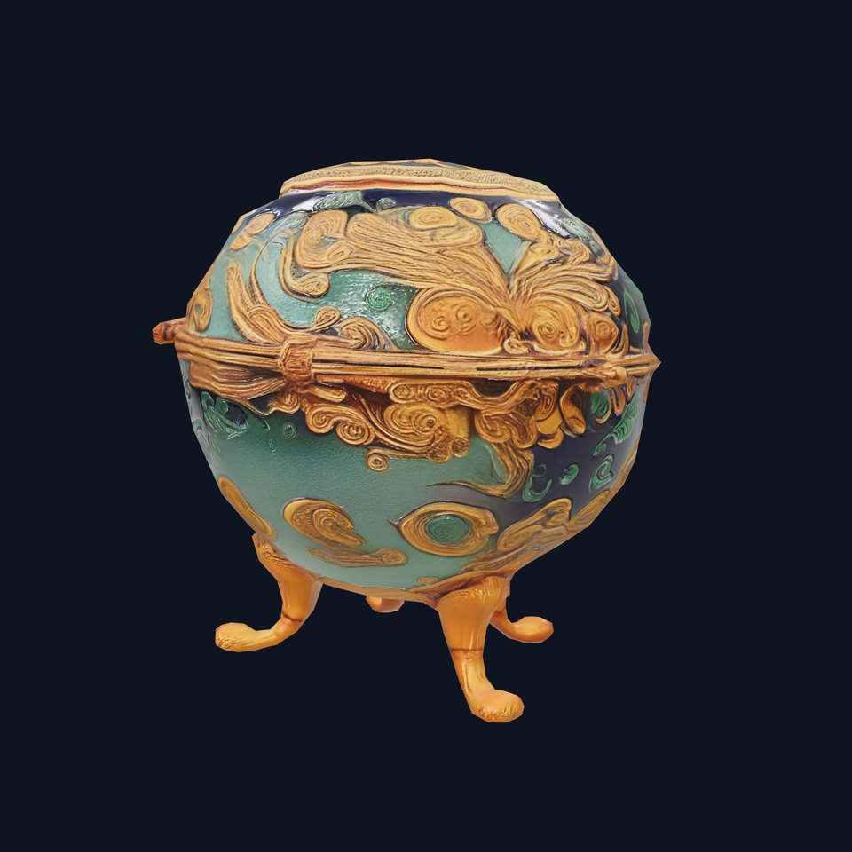 Elegant Baroque Container model pack