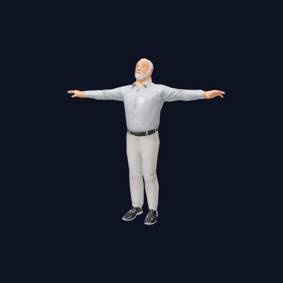 Casual Attire Man model pack viewer poster