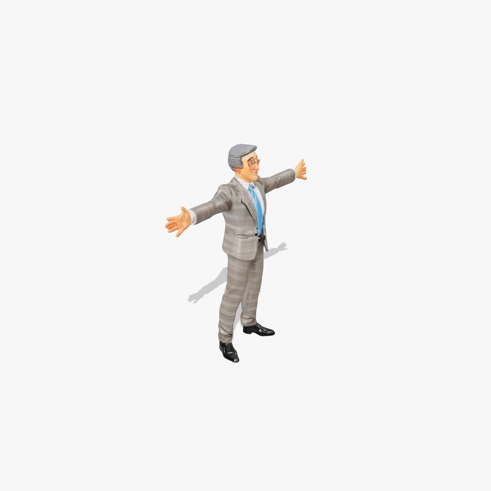 Stylish Businessman Suit model pack