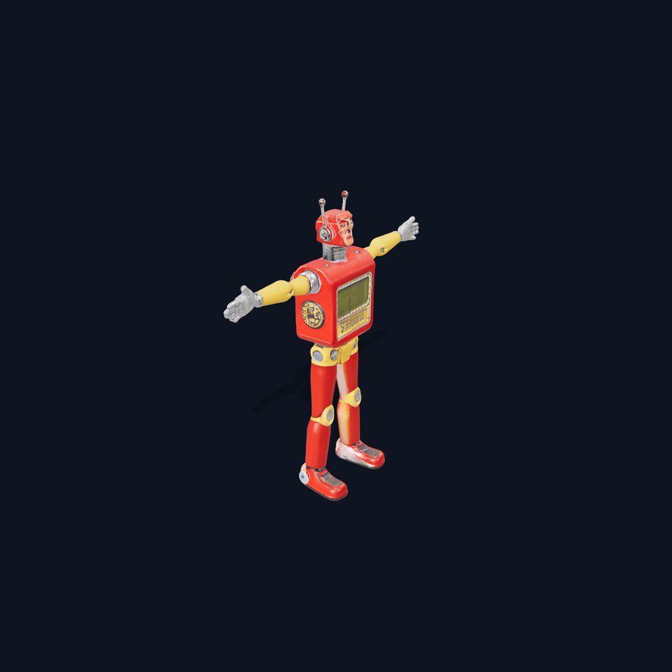 Retro Robot Explorer model pack