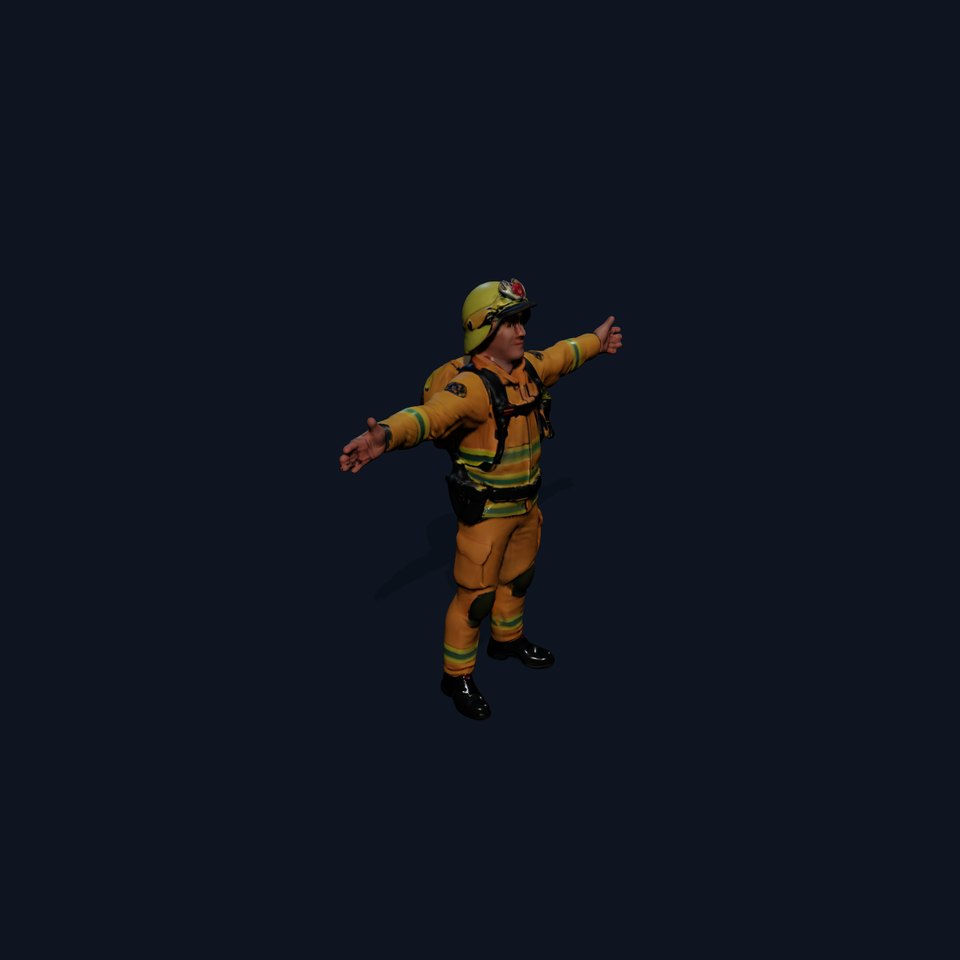 Firefighter Uniform model pack