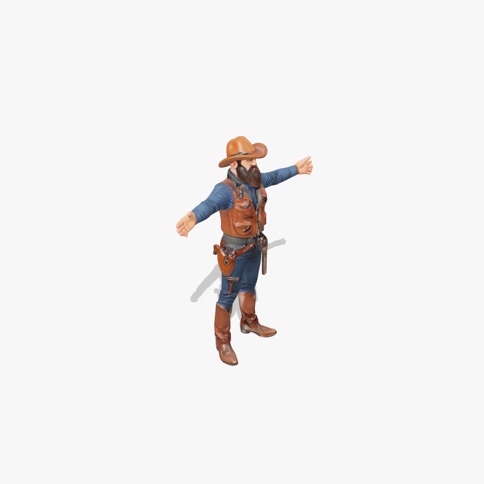 Wild West Cowboy model pack