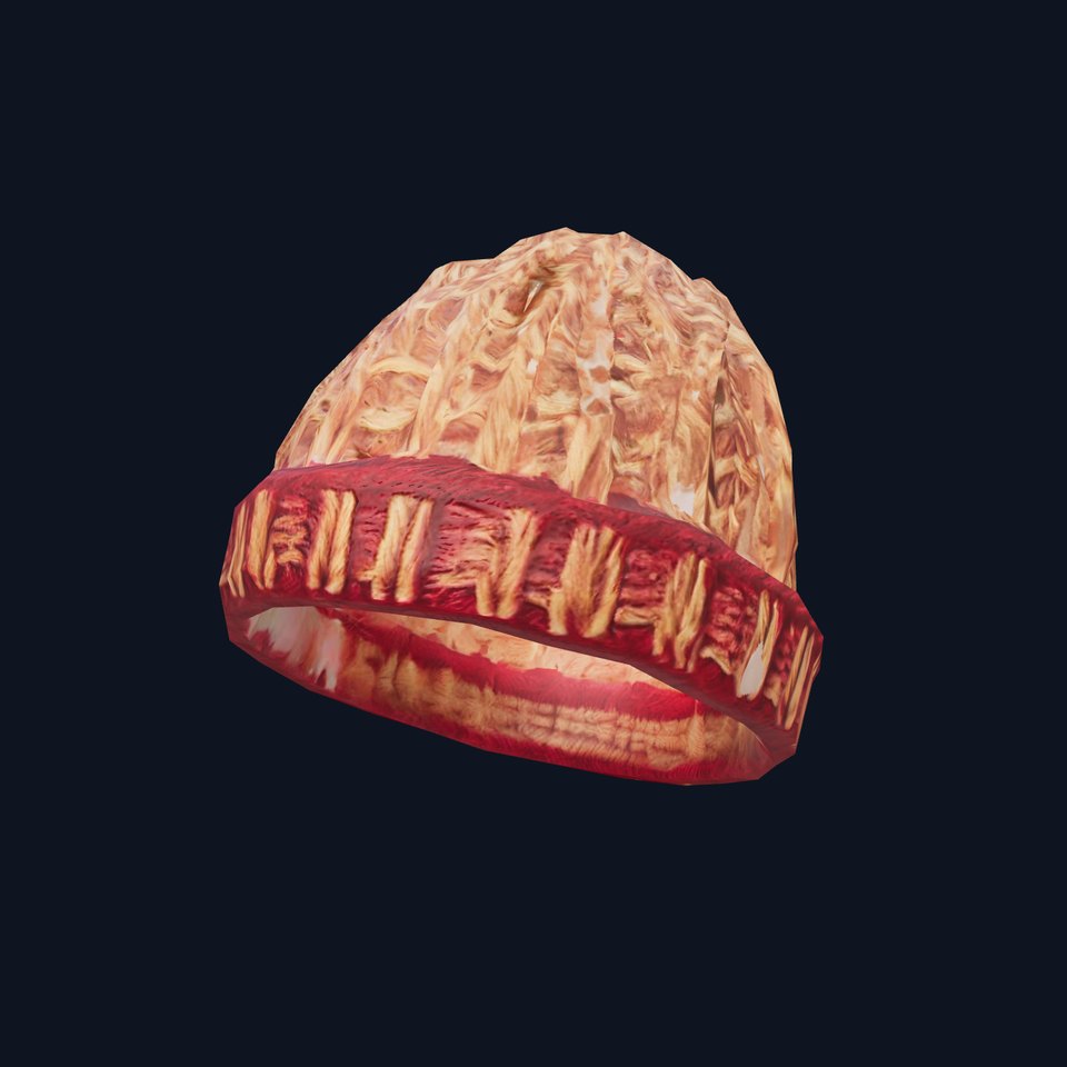 Cozy Knit Beanie model pack