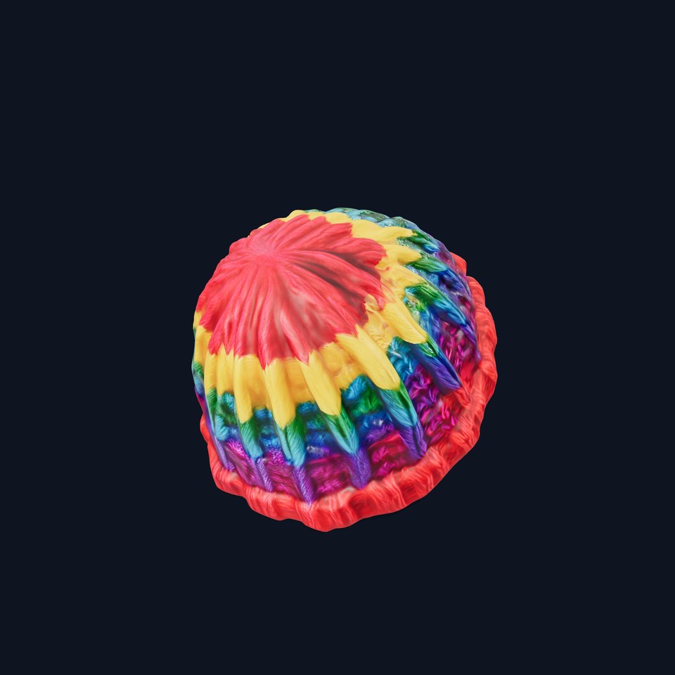 Rainbow Knit Beanie model pack viewer poster