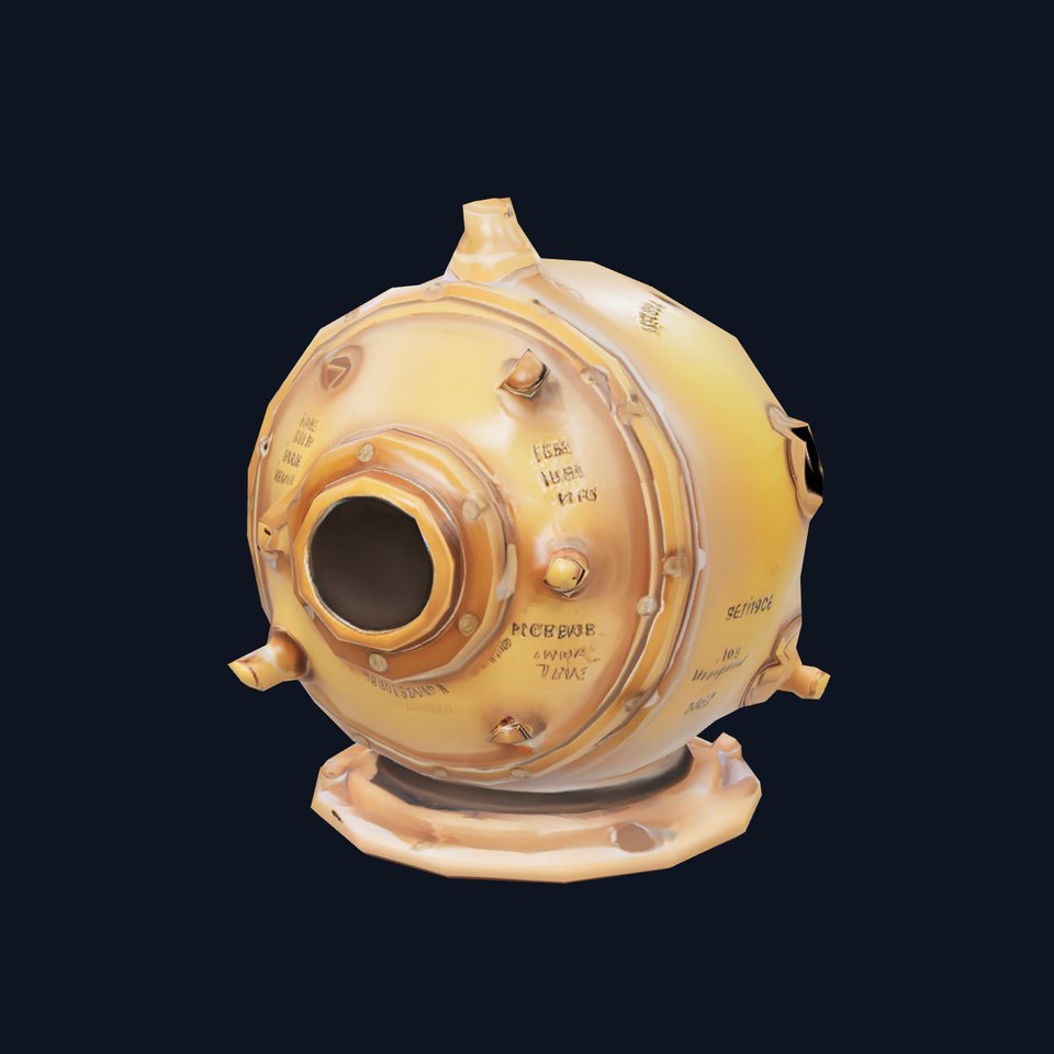 Bronze Diver Helmet model pack