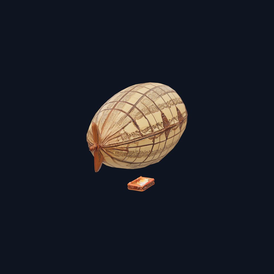 Vintage Airship model pack