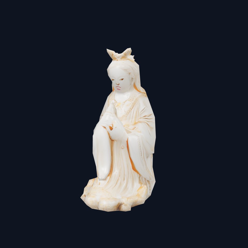 Elegant Ivory Statue model pack