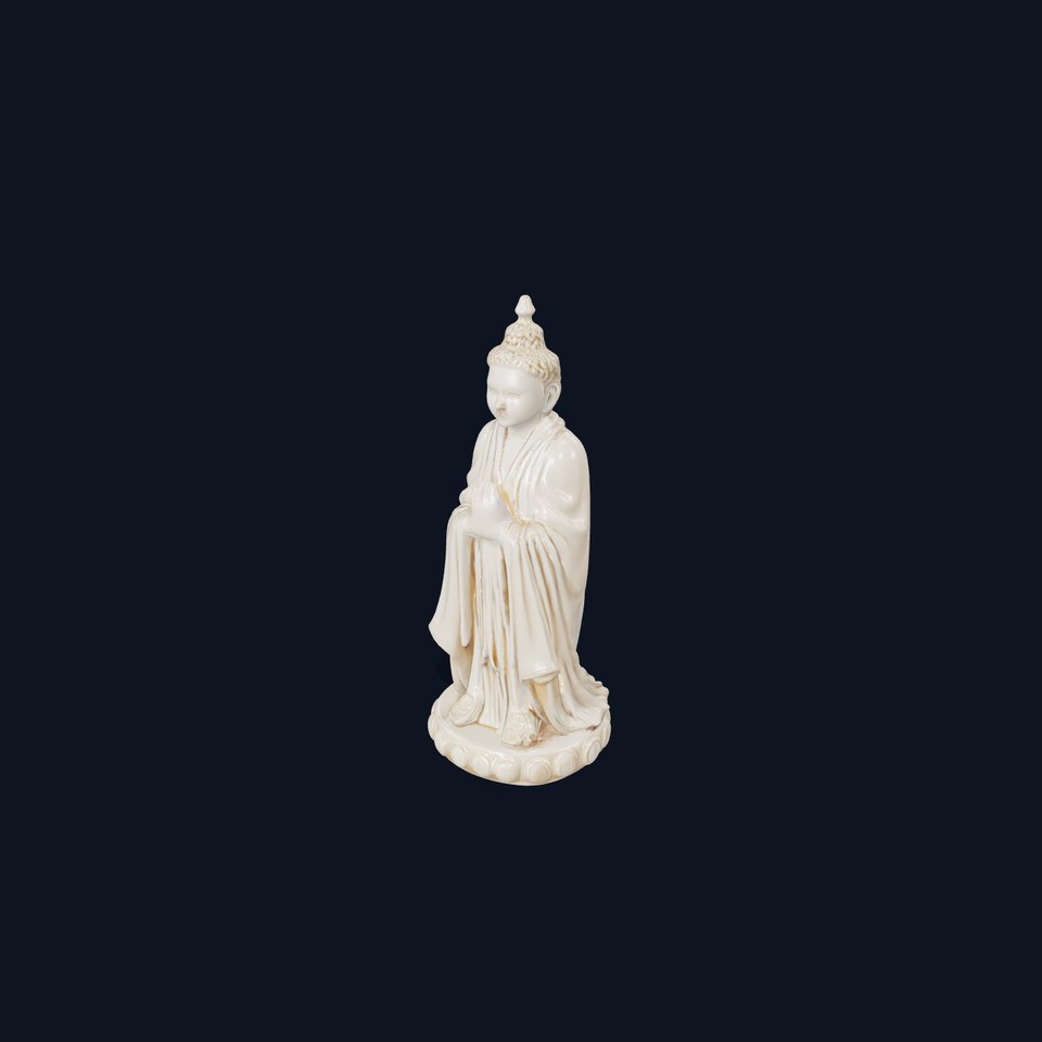 Ivory Buddha Statue model pack viewer poster