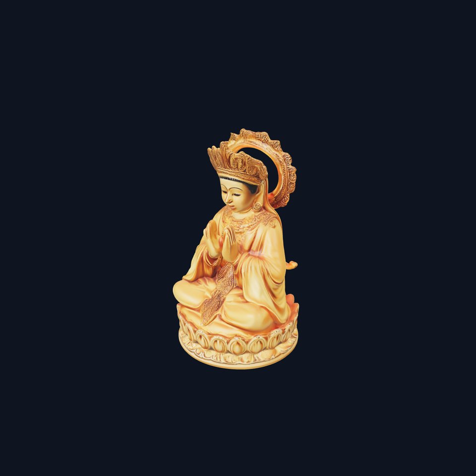 Golden Buddha Statue model pack