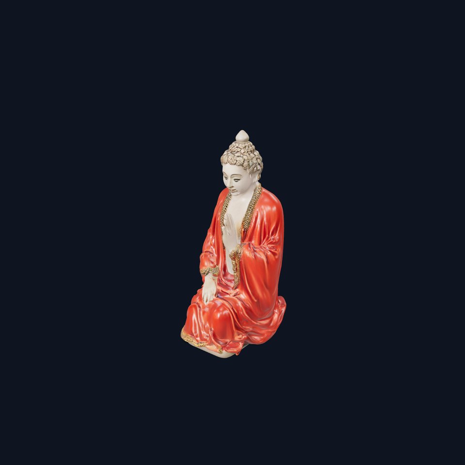 Buddha Serenity Statue model pack