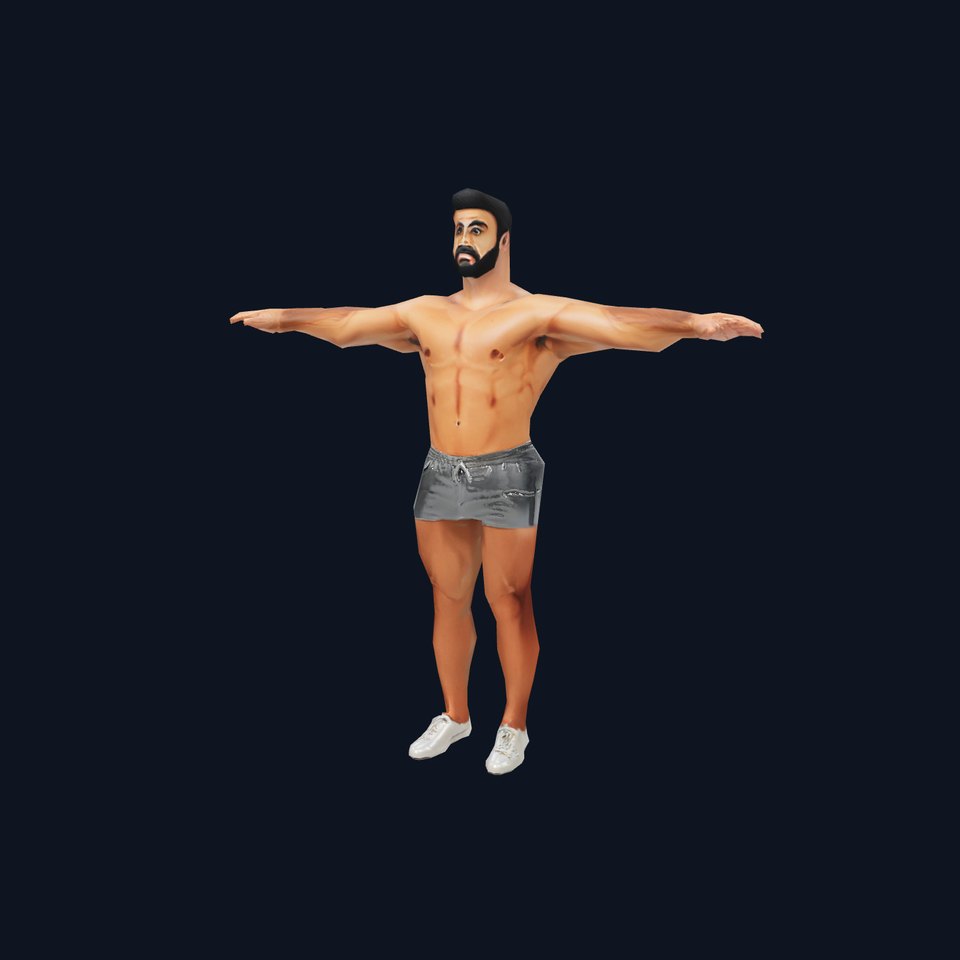 Athletic Male Figure model pack
