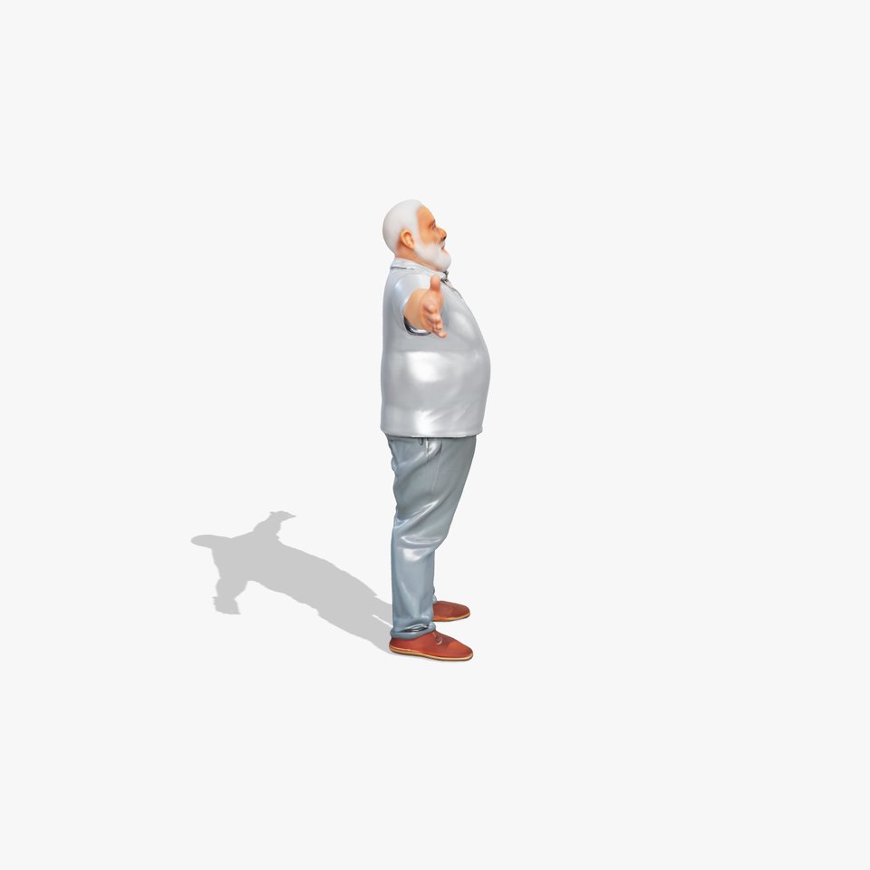 Casual Elderly Male model pack