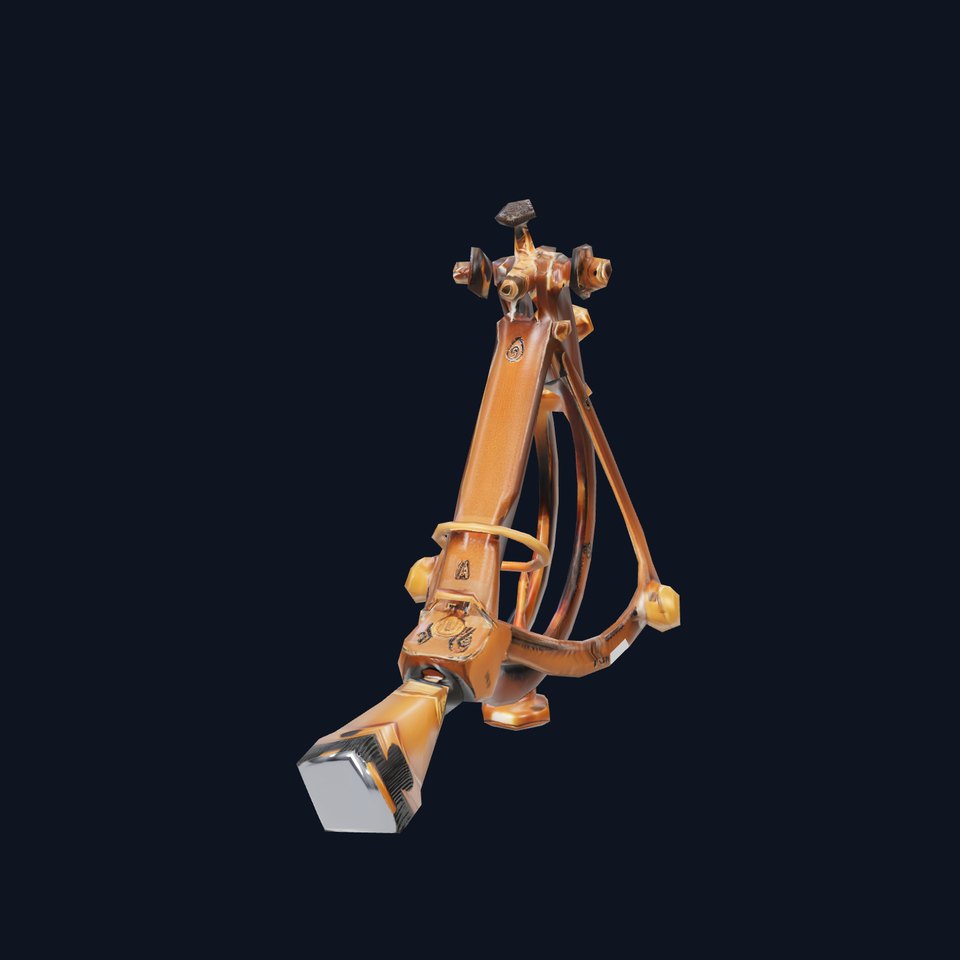 Vintage Brass Sextant model pack