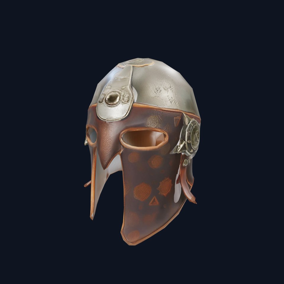 Medieval Steel Helmet model pack